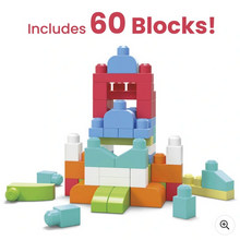 Load image into Gallery viewer, Mega Bloks Big Building Bag 60pcs Bag