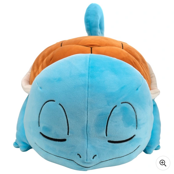 Pokemon 45cm Plush Sleeping Squirtle Soft Toy