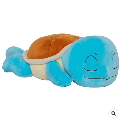 Pokemon 45cm Plush Sleeping Squirtle Soft Toy