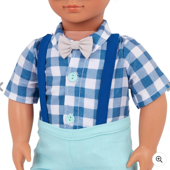 Our Generation Plaid & Preppy Boys Doll Outfit