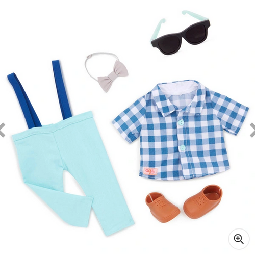 Our Generation Plaid & Preppy Boys Doll Outfit