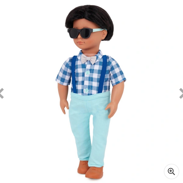 Our Generation Plaid & Preppy Boys Doll Outfit