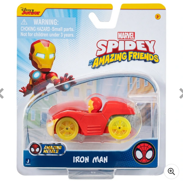 Marvel’s Spidey and His Amazing Friends Amazing Metals Ironman Diecast Vehicle