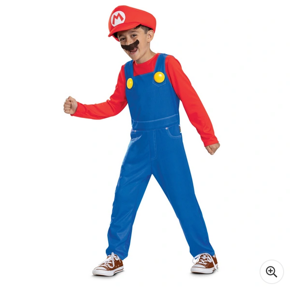 Super Mario Jumpsuit Costume Set