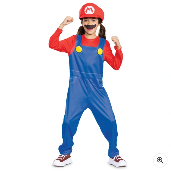 Super Mario Jumpsuit Costume Set