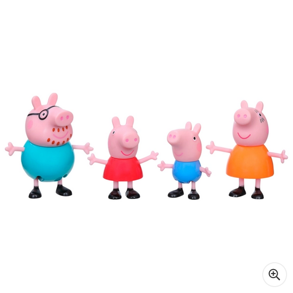 Peppa Pig Adventures Family Figure 4 Pack