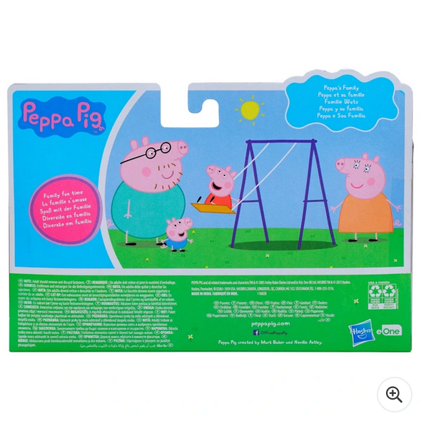 Peppa Pig Adventures Family Figure 4 Pack