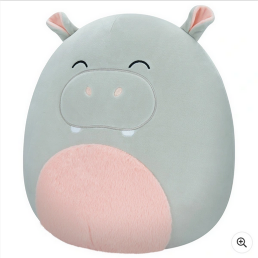 30 cm Harrison Grey Hippo Soft Plush