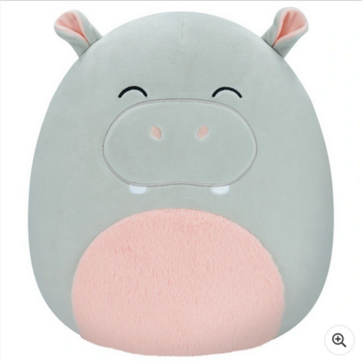 30 cm Harrison Grey Hippo Soft Plush