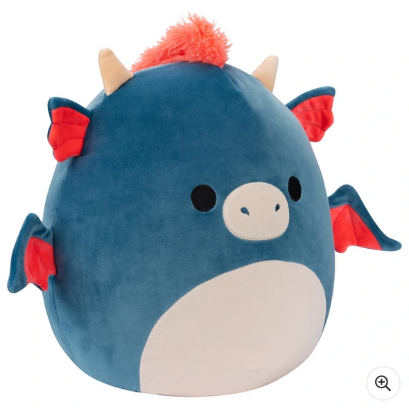 Squishmallows 50cm Carin the Blue and Orange Dragon