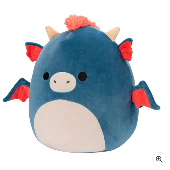 Squishmallows 50cm Carin the Blue and Orange Dragon