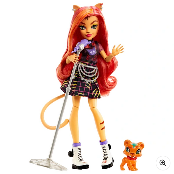 Monster High Toralei Stripe Doll with Pet and Accessories