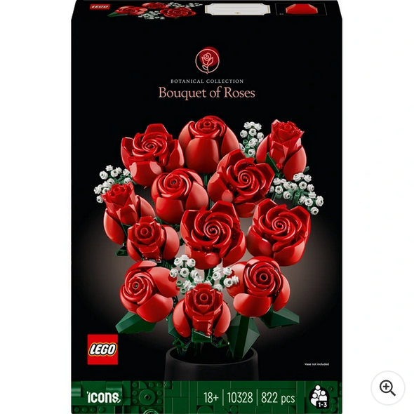 Bouquet of Roses LEGO Icons 10328  Flowers Set for Adults