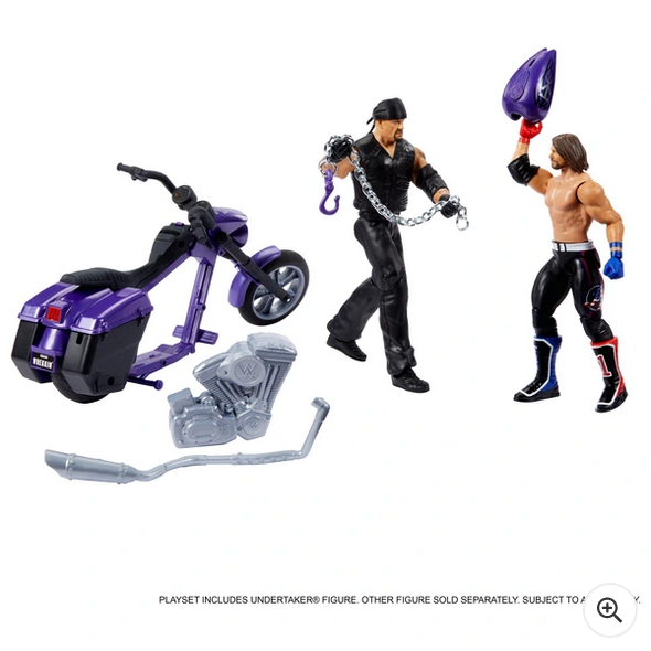 WWE Wrekkin' Boneyard Slamcycle and Undertaker Action Figure