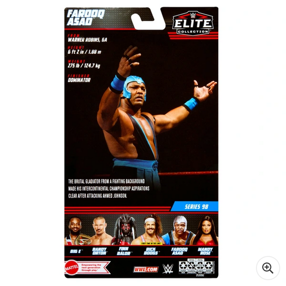 WWE Elite Series 98 Faarooq Asad Action Figure