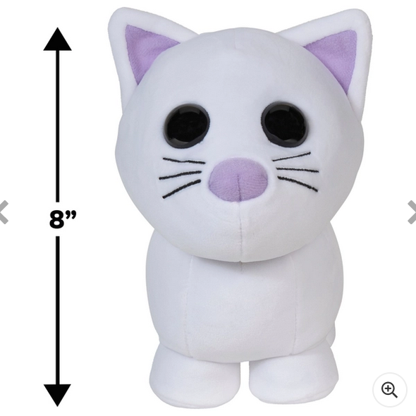 Adopt Me! Collector Plush Snow Cat Series 2 Fun Collectible Soft Toy