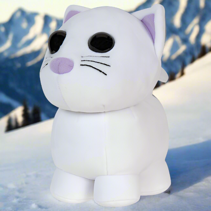 Adopt Me! Collector Plush Snow Cat Series 2 Fun Collectible Soft Toy