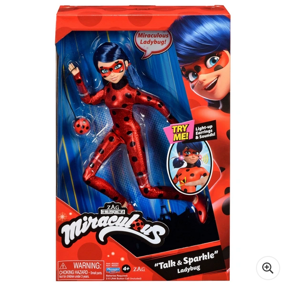 Miraculous Ladybug Talk & Sparkle Fashion Doll