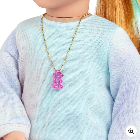 Our Generation Gummy Bear Charm Necklace Outfit