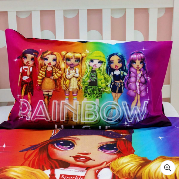 Rainbow High Single Reversible Duvet Set