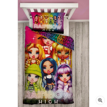 Load image into Gallery viewer, Rainbow High Single Reversible Duvet Set