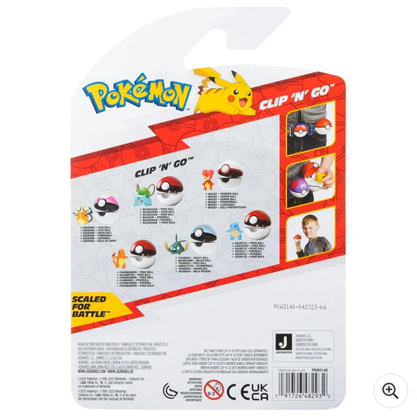 Pokémon Clip'n'Go Pokéball Trubbish & Heavy Ball Figure