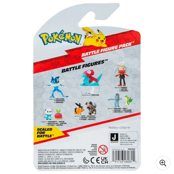 Pokémon Battle Figure 2 Pack – Machop and Snivy