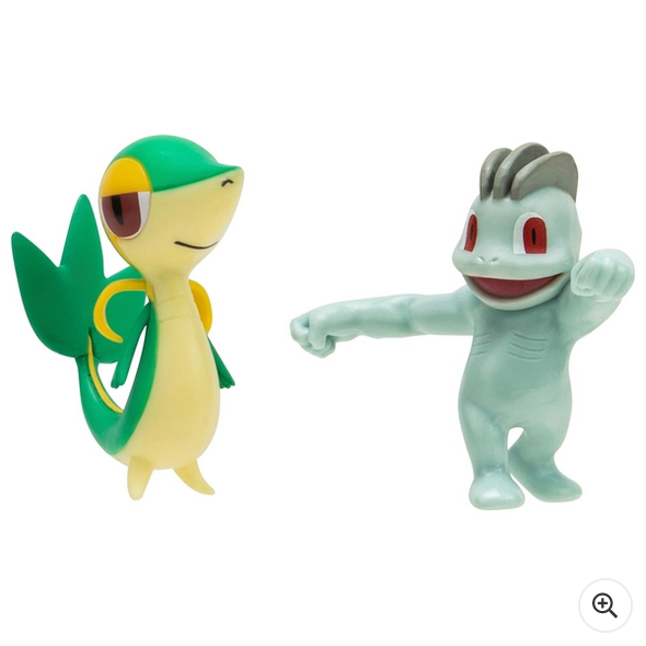 Pokémon Battle Figure 2 Pack – Machop and Snivy