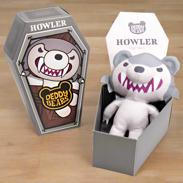 Deddy Bear 13cm Coffin - Howler Soft Plush