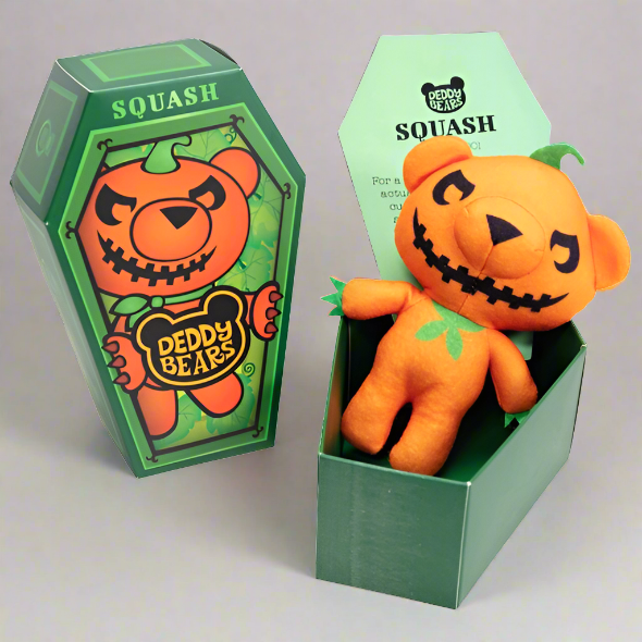 Deddy Bear 13cm Coffin Squash Plush