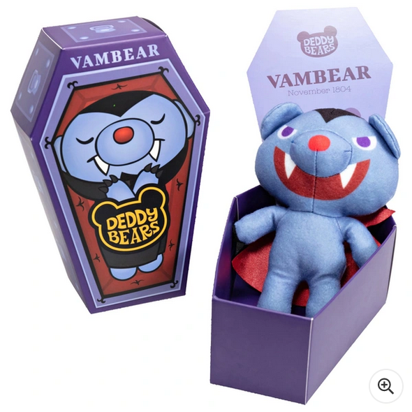 Deddy Bear 13cm Coffin - Vambear Soft Plush