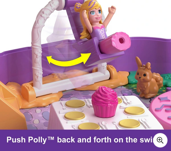 Polly Pocket Something Sweet Cupcake Compact Playset