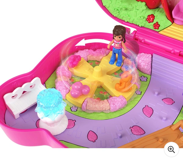 Polly Pocket Straw-Beary Patch Compact