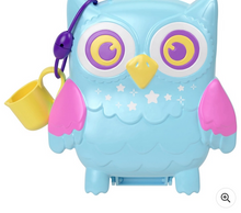Načíst obrázek do prohlížeče Galerie, Polly Pocket Pajama Party Snowy Sleepover Owl Compact Playset