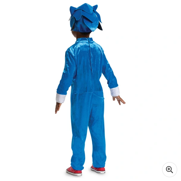 Sonic The Hedgehog Boys Costume 33.02L x 25.4W x 10.9H cm