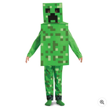 Load image into Gallery viewer, Minecraft Creeper Costume 33.02L x 25.4W x 5.715H cm