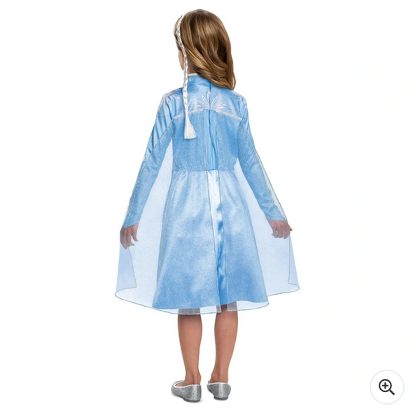 Disney Frozen Elsa Boxed Dress Up Costume and Hair Piece