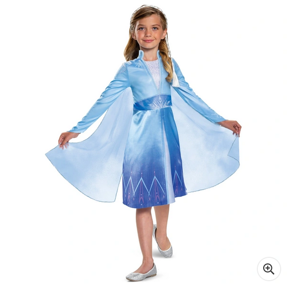 Disney Frozen Elsa Boxed Dress Up Costume and Hair Piece