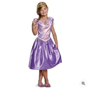 Disney Princess Rapunzel Box Set Costume with Dress & Tiara 5 To 6 Years