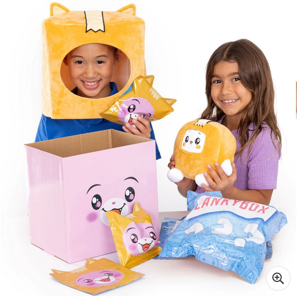 Lankybox Giant Surprise Foxy Box Plush Toy Set