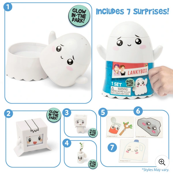 LankyBox Surprise Ghostly Glow-In-The-Dark Set