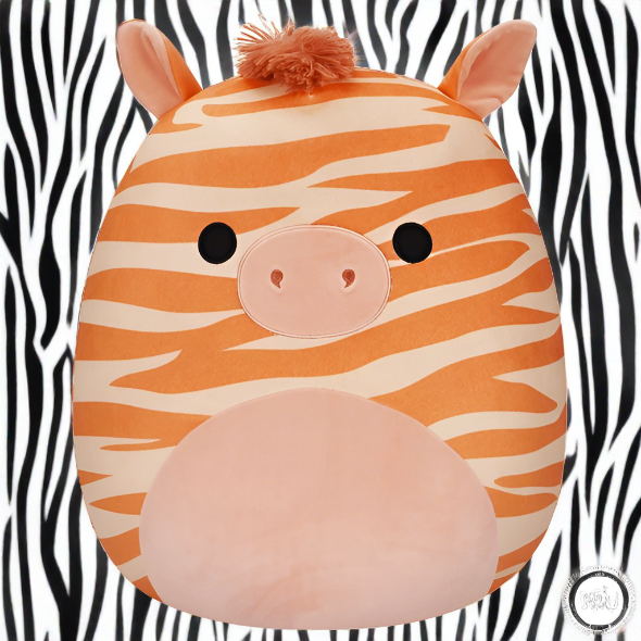 Squishmallows 50cm Josue the Peach Zebra Plush