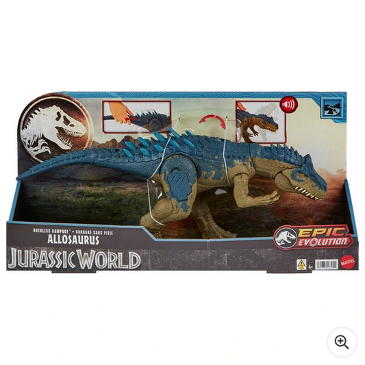 Jurassic World Ruthless Rampage Allosaurus Dinosaur Figure