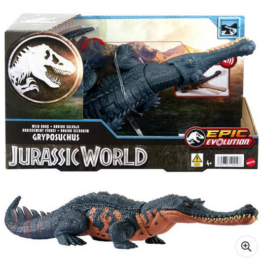 Jurassic World Wild Roar Gryposuchus Dinosaur Figure