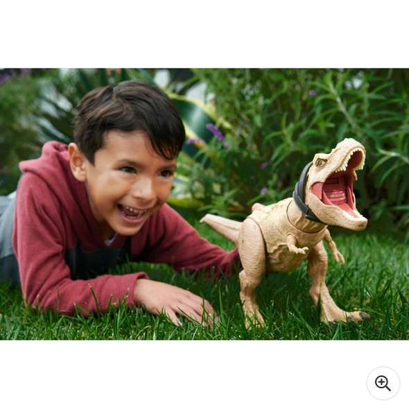 Jurassic World Hunt N' Chomp Tyrannosaurus Rex Dinosaur Toy Figure with Sound