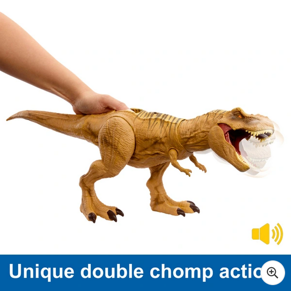 Jurassic World Hunt N' Chomp Tyrannosaurus Rex Dinosaur Toy Figure with Sound