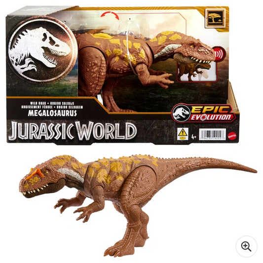 Jurassic World Wild Roar Megalosaurus Dinosaur Figure