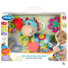 Načíst obrázek do prohlížeče Galerie, Playgro Clip Clop Sensory Garden Newborn Gift Set