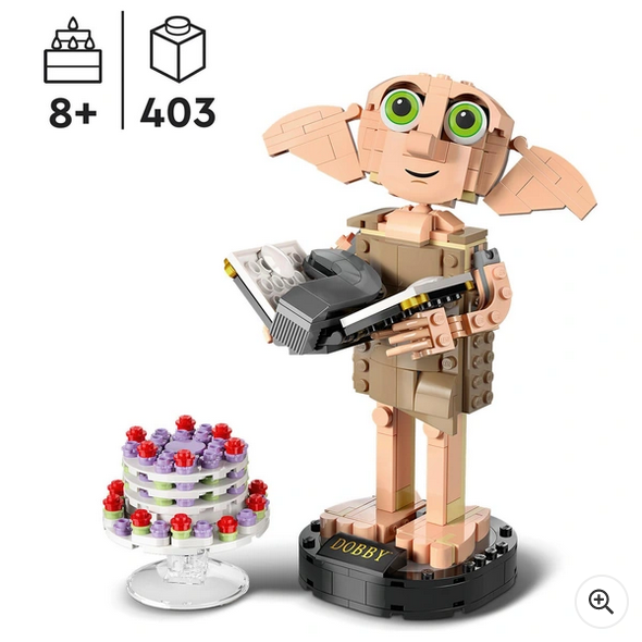 LEGO 76421 Harry Potter Dobby the House-Elf Set Movable Iconic Figure