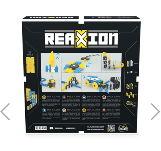 Xplode Reaxion Domino Run Construction Kit  123 Pieces By Goliath